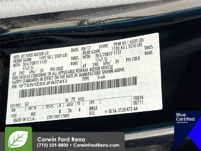 Used 2018 Shadow Black Ford XLT image 34