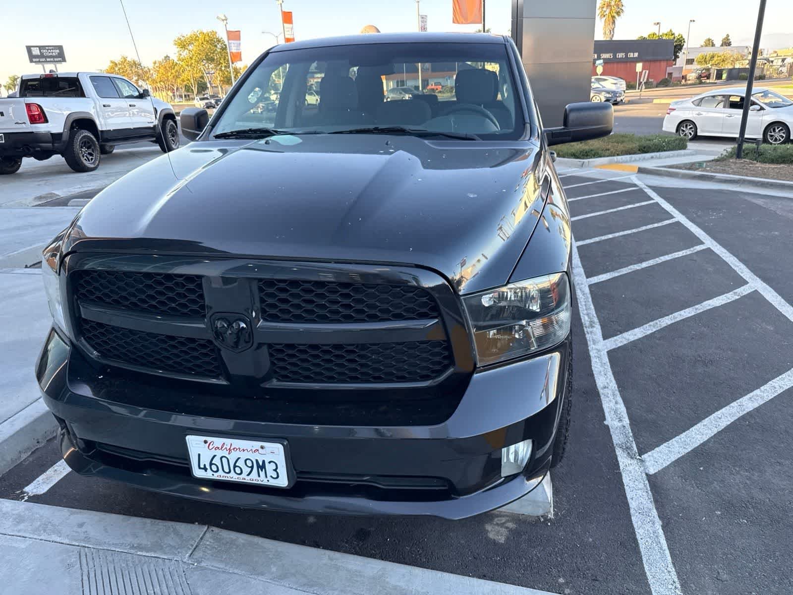Used 2017 Brilliant Black Crystal Pearlcoat Ram Express image 3