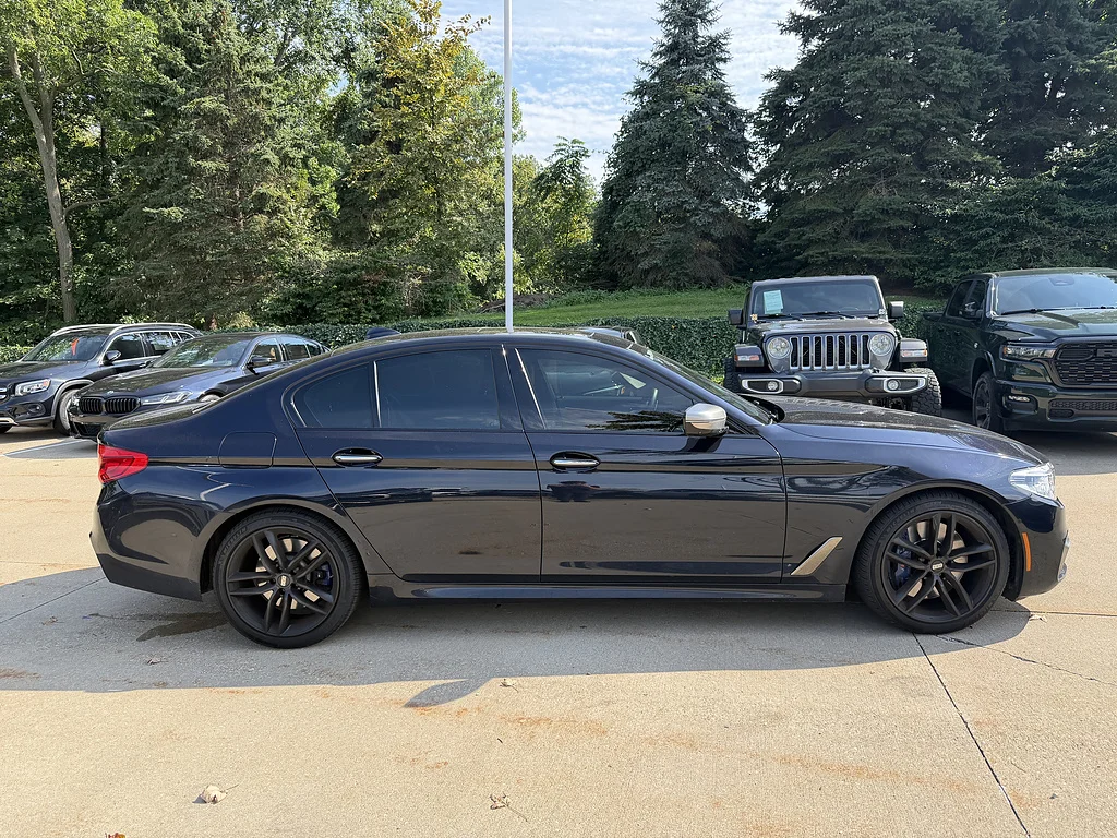 Used 2018 BLACK BMW M550i xDrive image 4