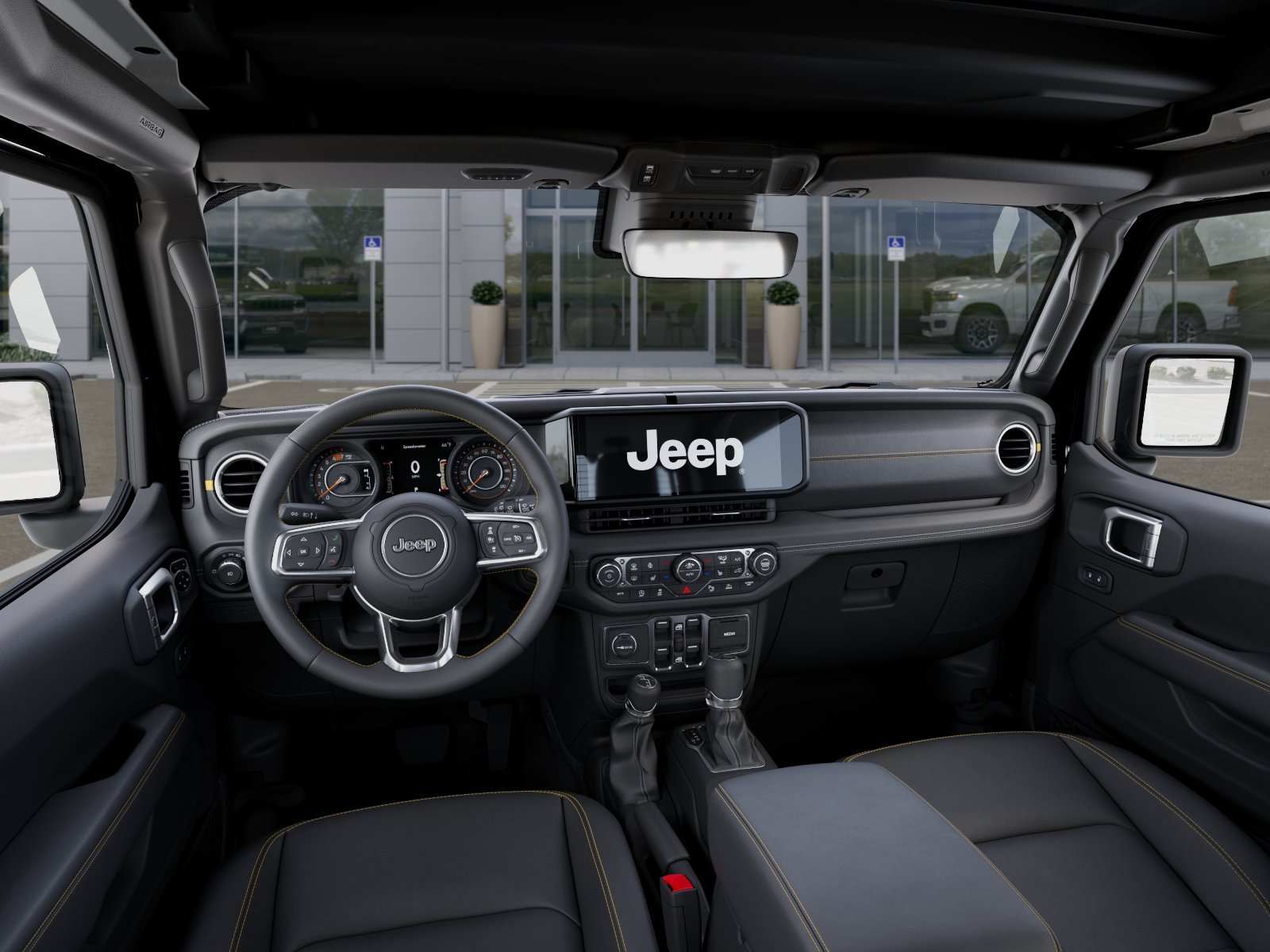 New 2026 Black Clear-Coat Exterior Paint Jeep Sahara image 40