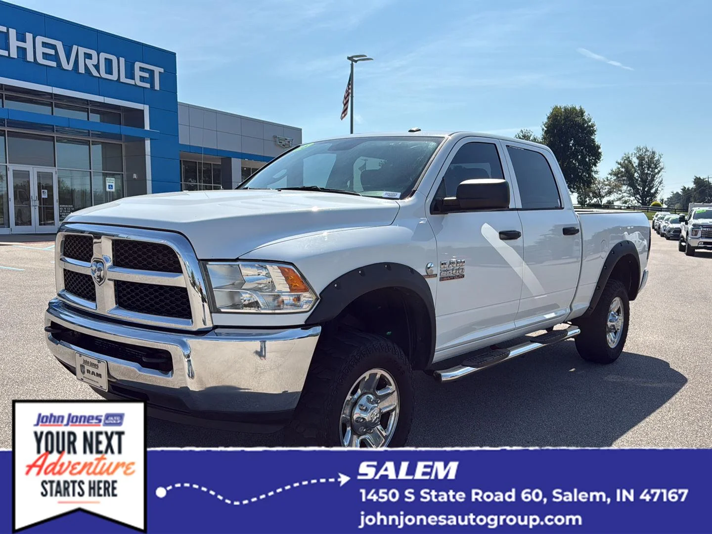 Used 2016 Bright White Clearcoat Ram Tradesman image 1