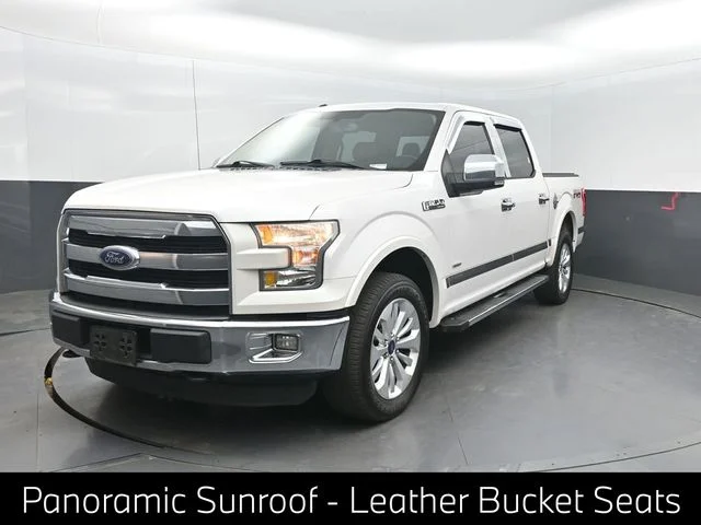 Used 2015 White Ford Lariat image 1
