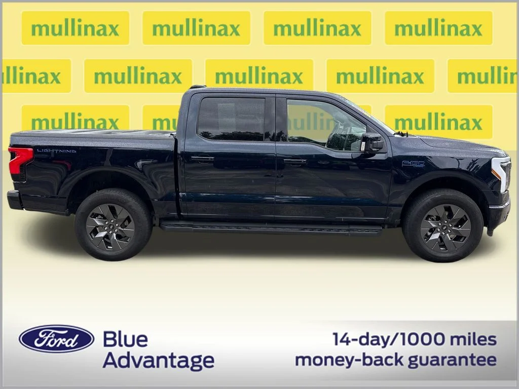 Certified 2025 Ford F-150 Lightning Lariat with VIN 1FT6W5L78SWG06063 for sale in New Smyrna Beach, FL