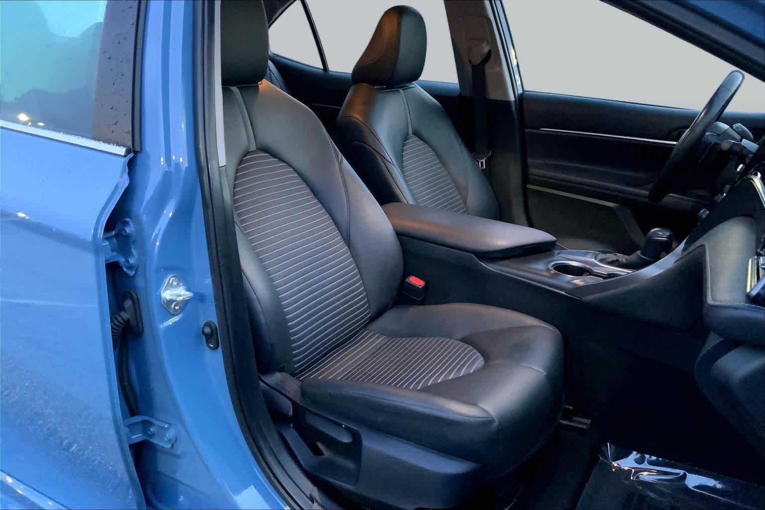 Used 2024 Cavalry Blue Toyota SE image 9