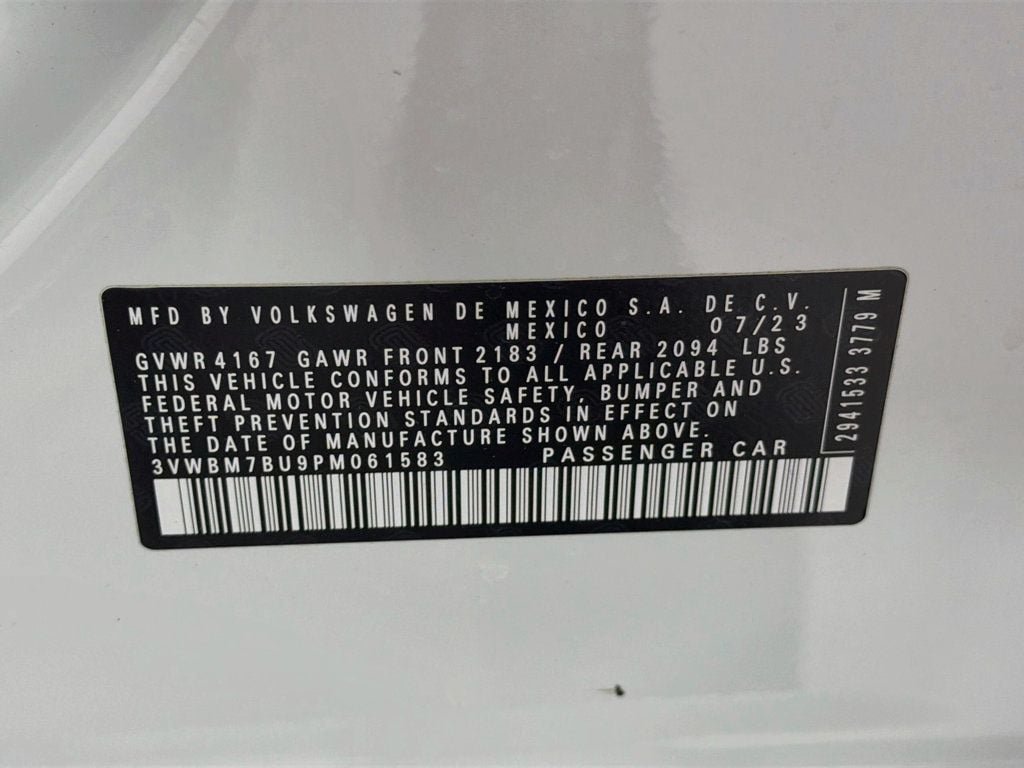 Used 2023 Pure White Volkswagen Sport Automatic image 29