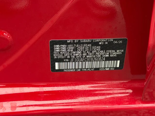 New 2026 PURE RED Subaru Sport image 26