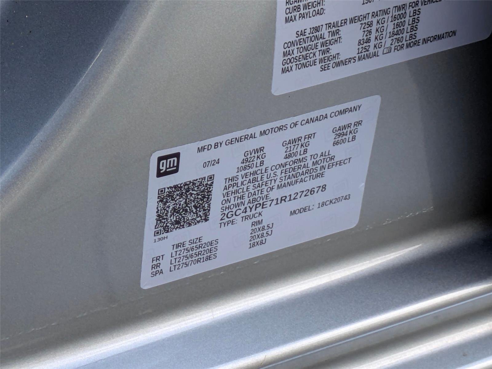 Used 2024 Sterling Gray Metallic Chevrolet LTZ image 38