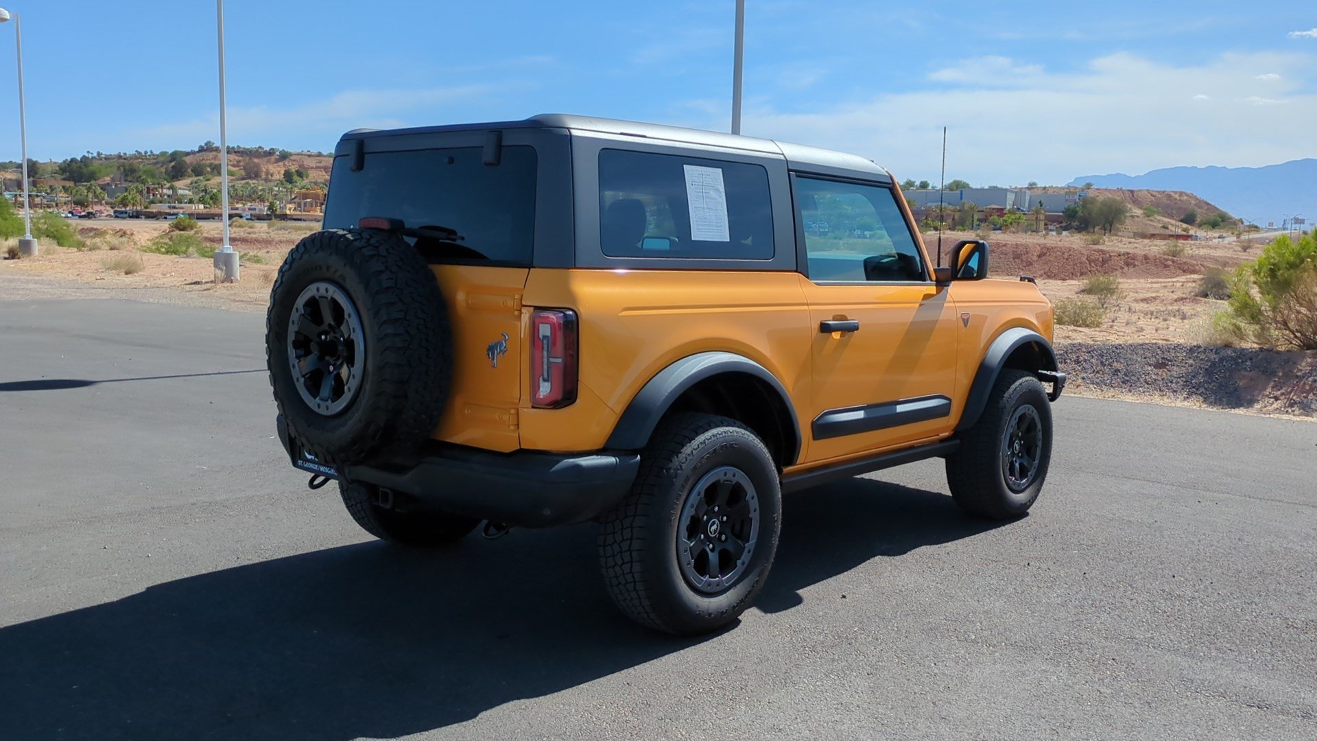 Used 2021 Orange Metallic Ford Badlands image 3