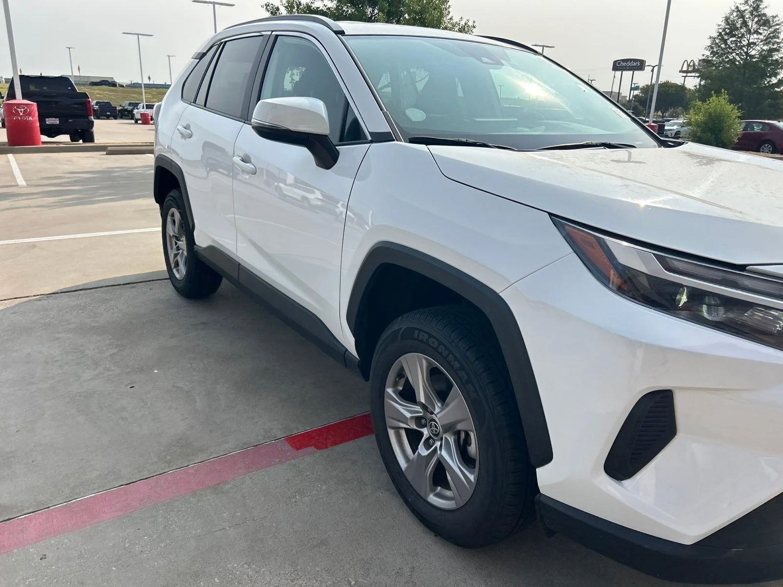 Used 2025 White Toyota XLE image 4