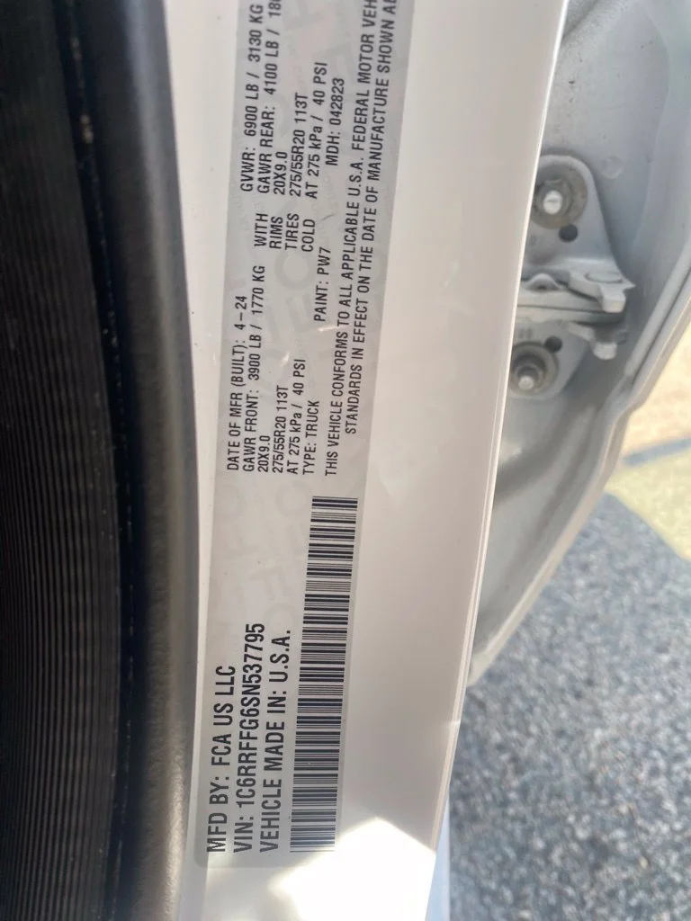 Used 2025 White Ram Big Horn image 24