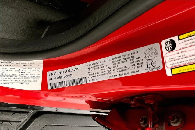 Used 2025 Flame Red Clearcoat Ram Rebel image 43