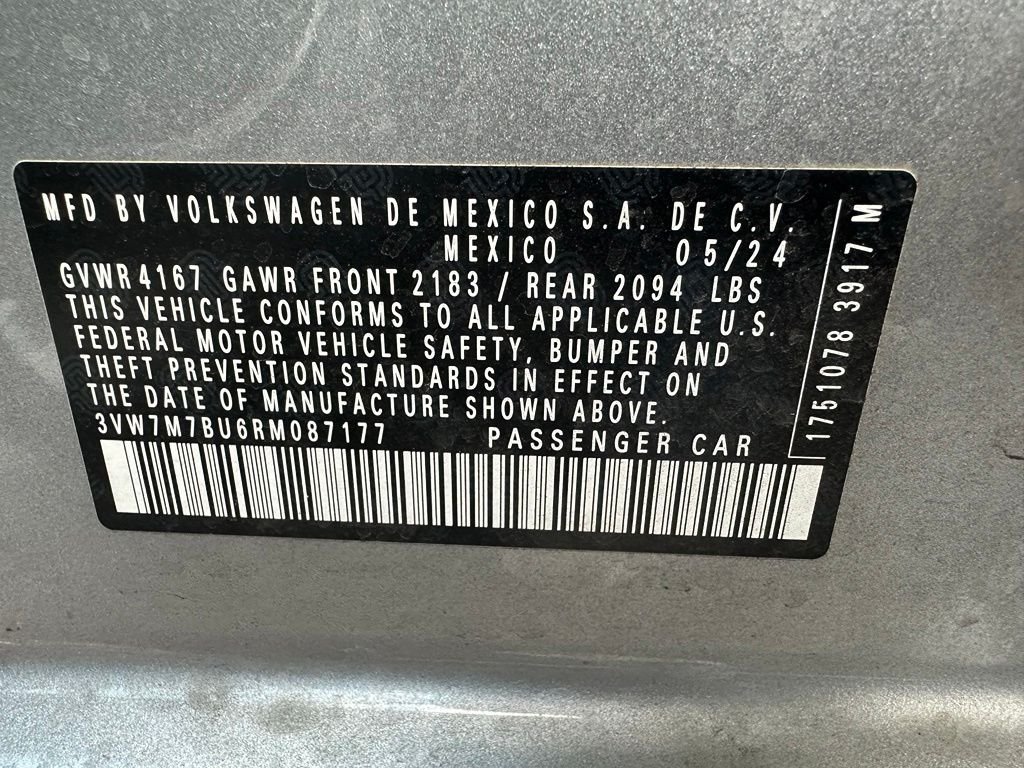 Used 2024 Silver Metallic Volkswagen 1.5T SE image 6