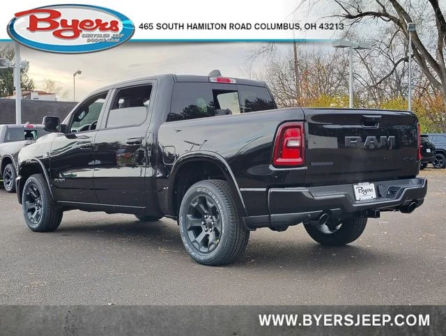 New 2026 Diamond Black Crystal Pearl-Coat Exterior Paint RAM Big Horn/Lone Star image 4