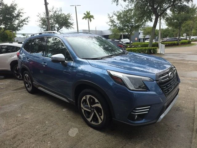 Certified Used 2022 Blue Subaru Touring image 3