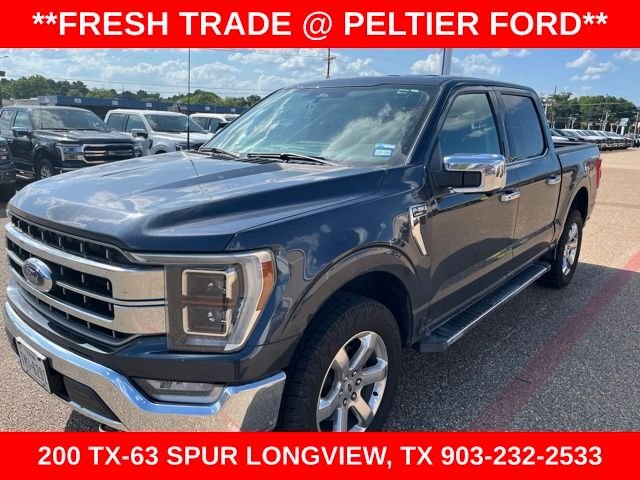 Used 2021 Blue Ford Lariat image 3