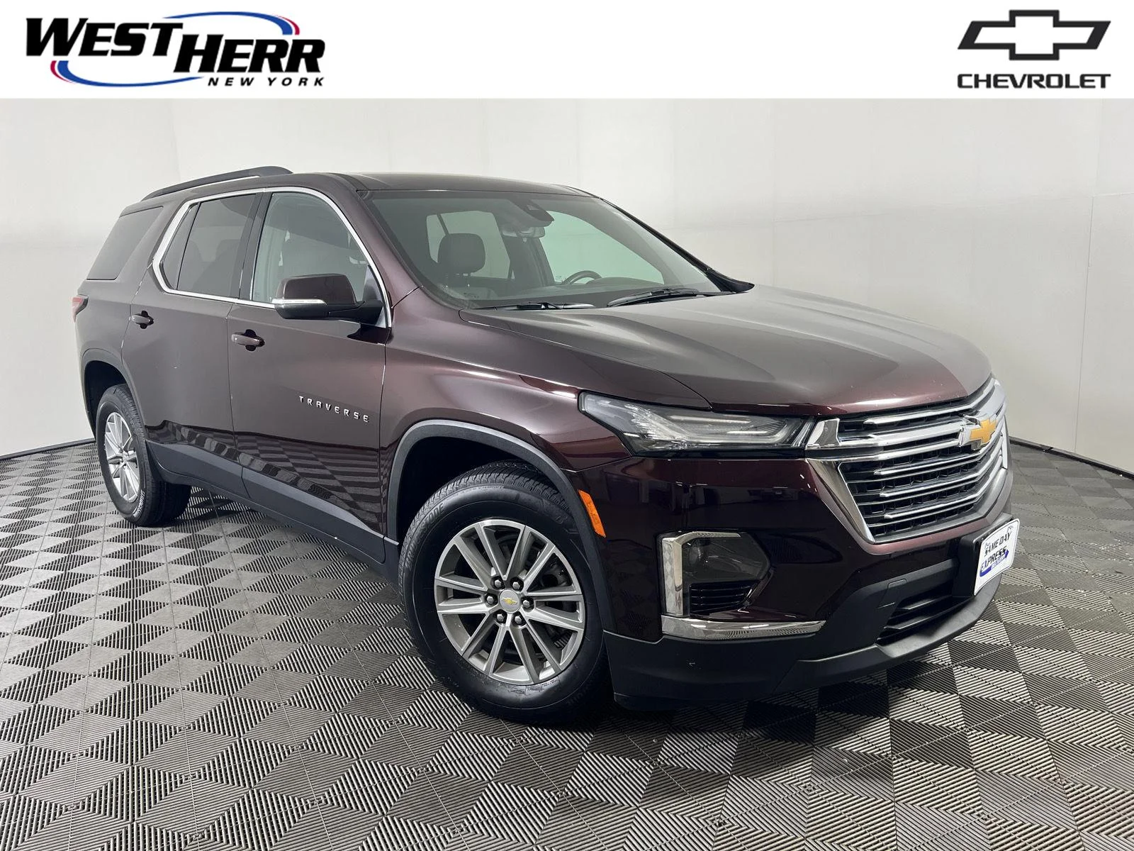 Used 2023 Black Cherry Metallic Chevrolet LT Cloth image 1
