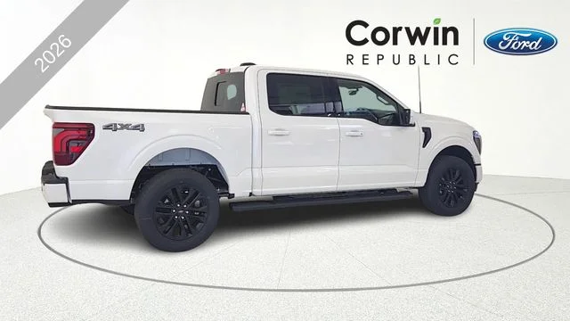 New 2026 Star White Metallic Tri-Coat Ford Lariat® image 8