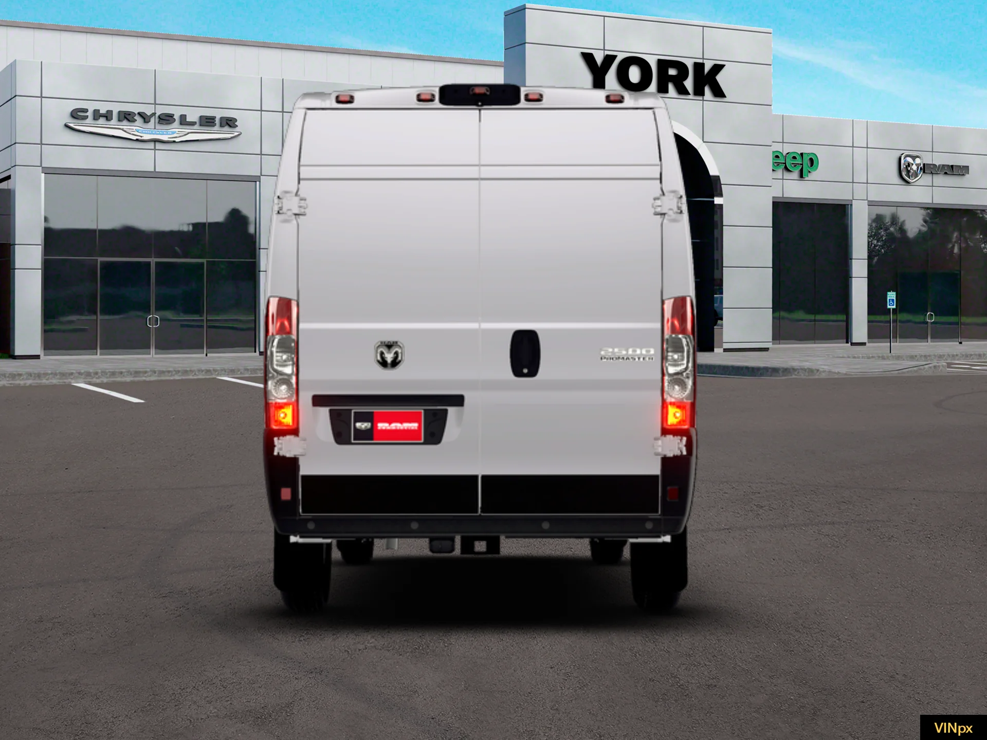 New 2026 Bright White Clear-Coat Exterior Paint RAM High Roof image 6