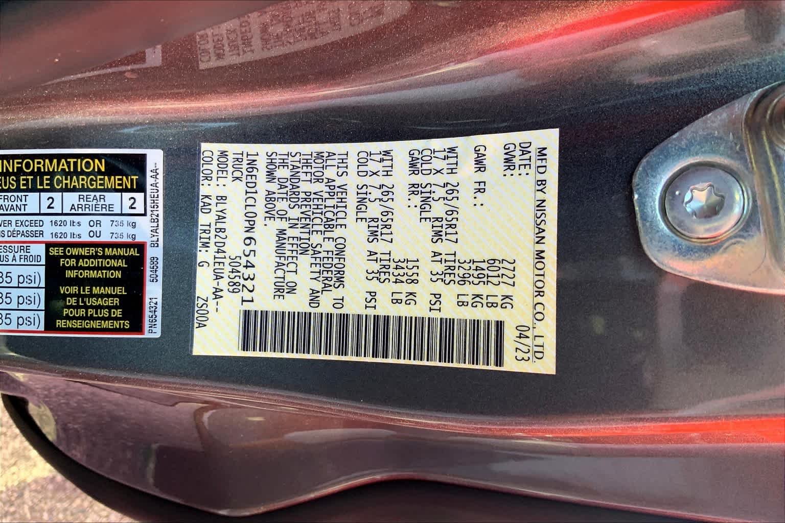 Used 2023 Gun Metallic Nissan SV image 30