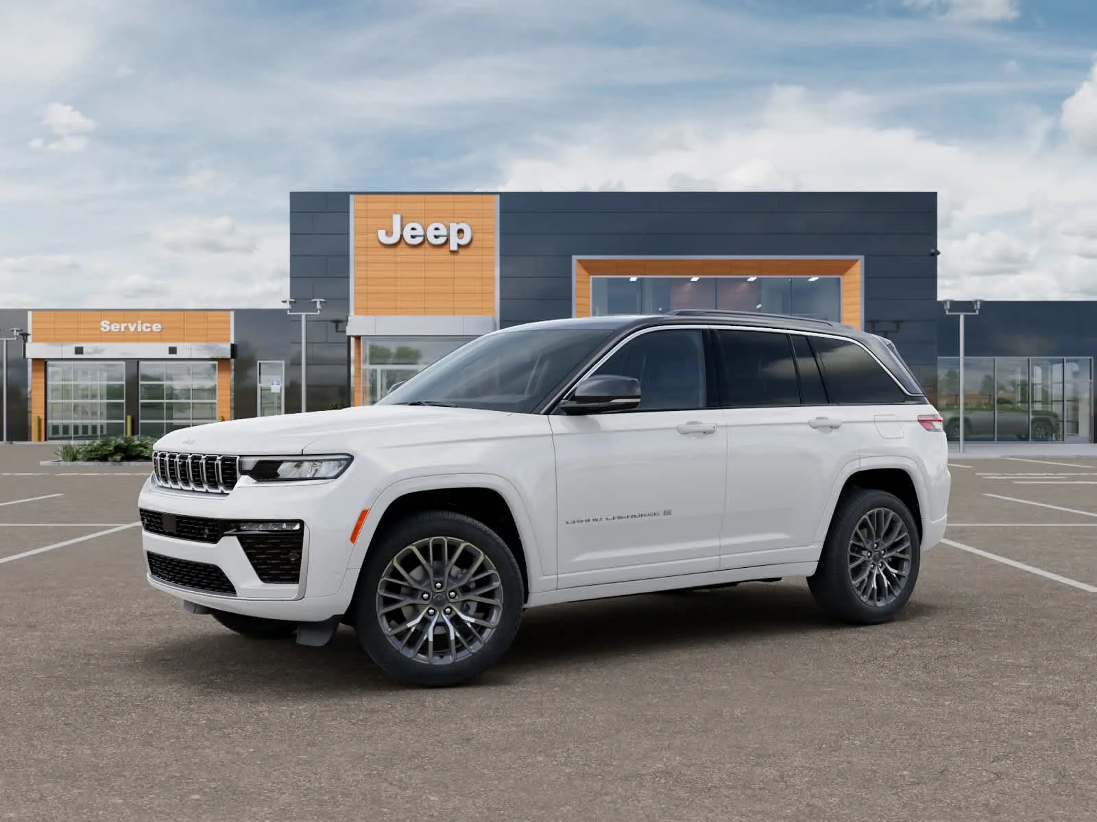 New 2027 Bright White Clearcoat Jeep Summit image 2