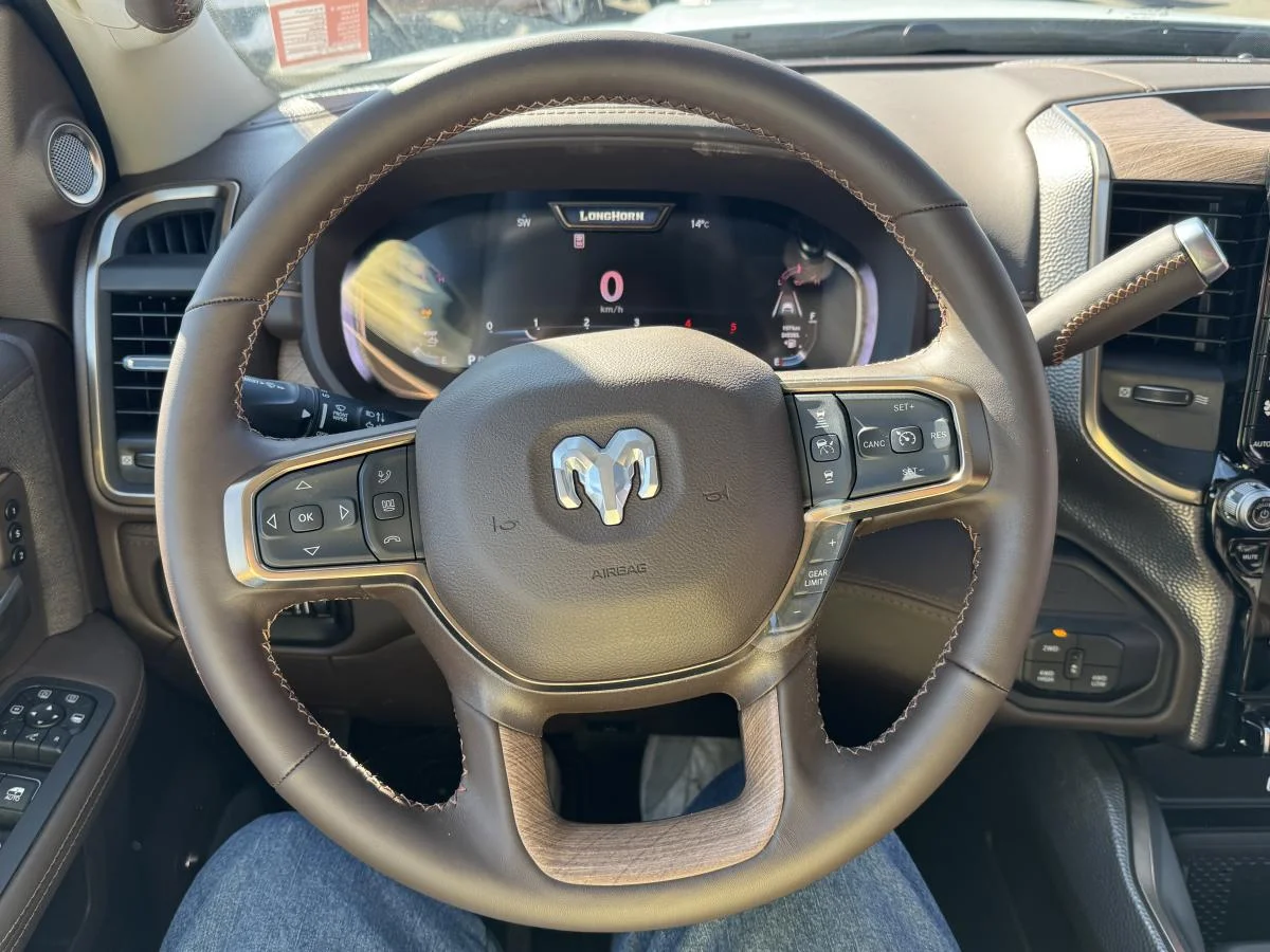 New 2026 White RAM Limited Longhorn 4x4 Crew Cab 6