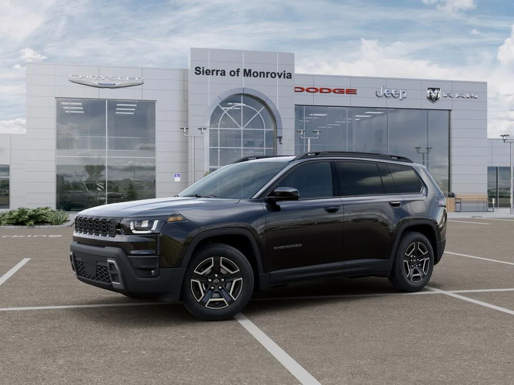New 2026 Diamond Black Crystal Pearl-Coat Exterior Paint Jeep Laredo image 2