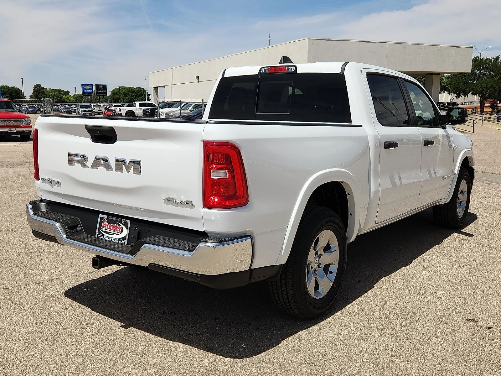 New 2026 Bright White Clearcoat Ram LONE STAR CREW CAB 4X4 5