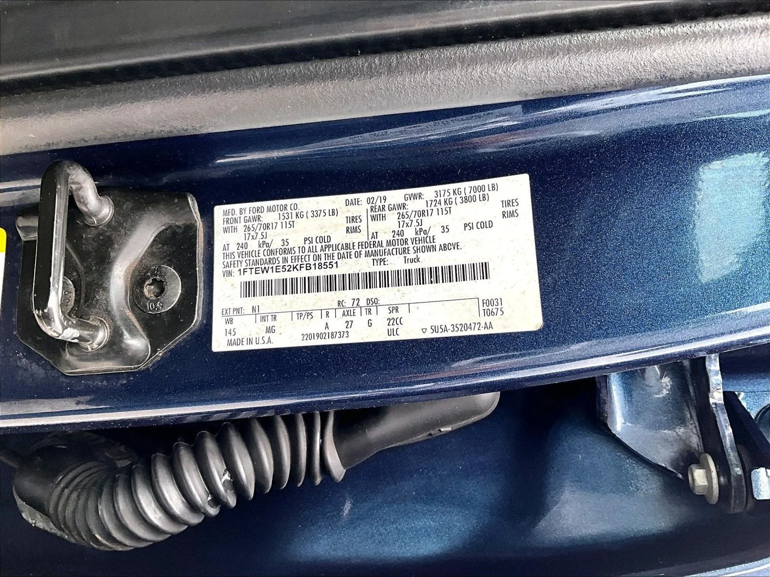 Used 2019 Blue Ford XLT image 36