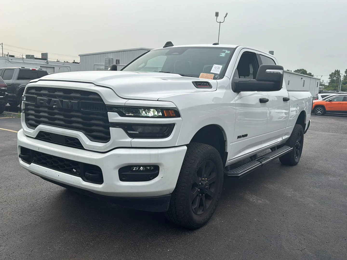 Used 2025 Bright White Clearcoat Ram Big Horn image 9