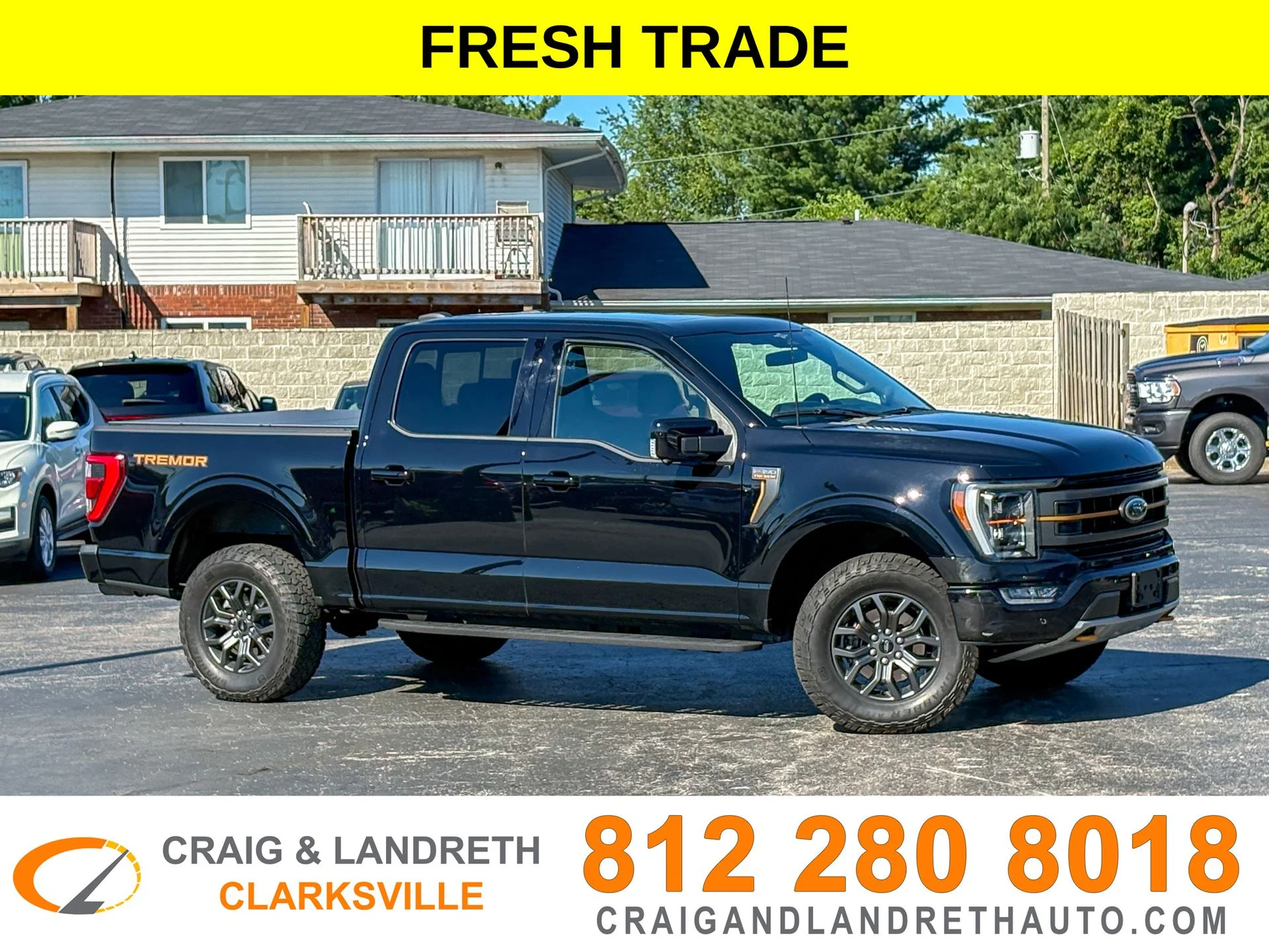 Used 2023 Black Ford Tremor image 1