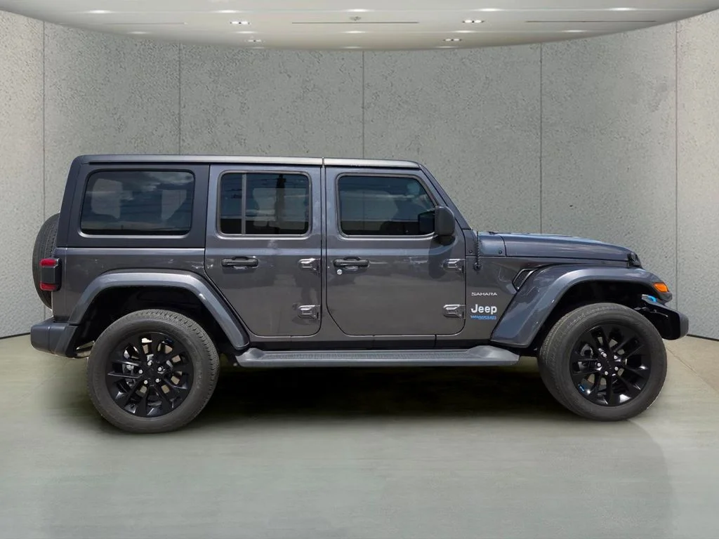 Certified Used 2022 Gray Jeep Unlimited Sahara 4xe image 6