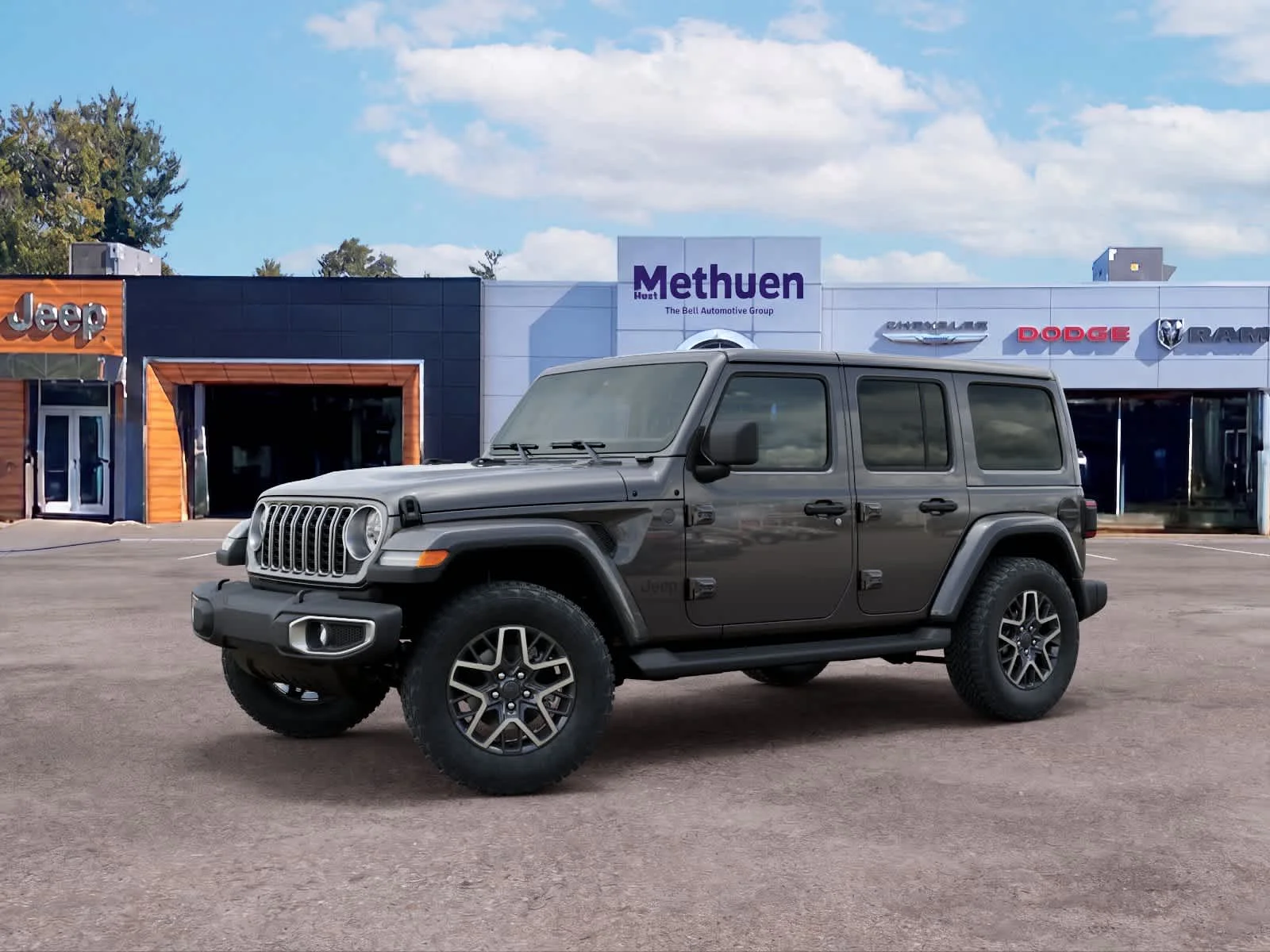 New 2027 Granite Crystal Metallic Clearcoat Jeep Sahara image 2