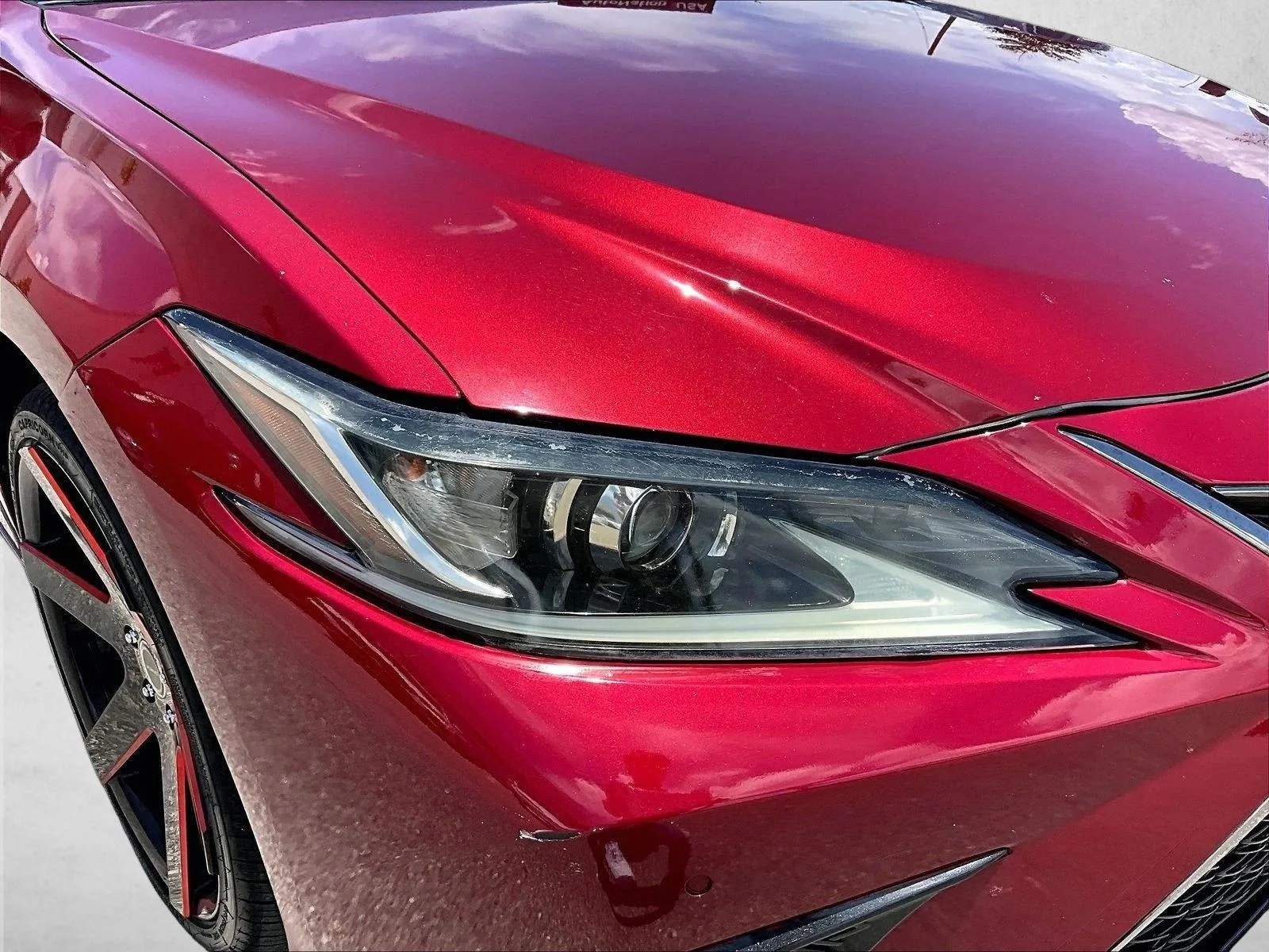 Used 2019 Red Lexus ES 350 F SPORT image 28