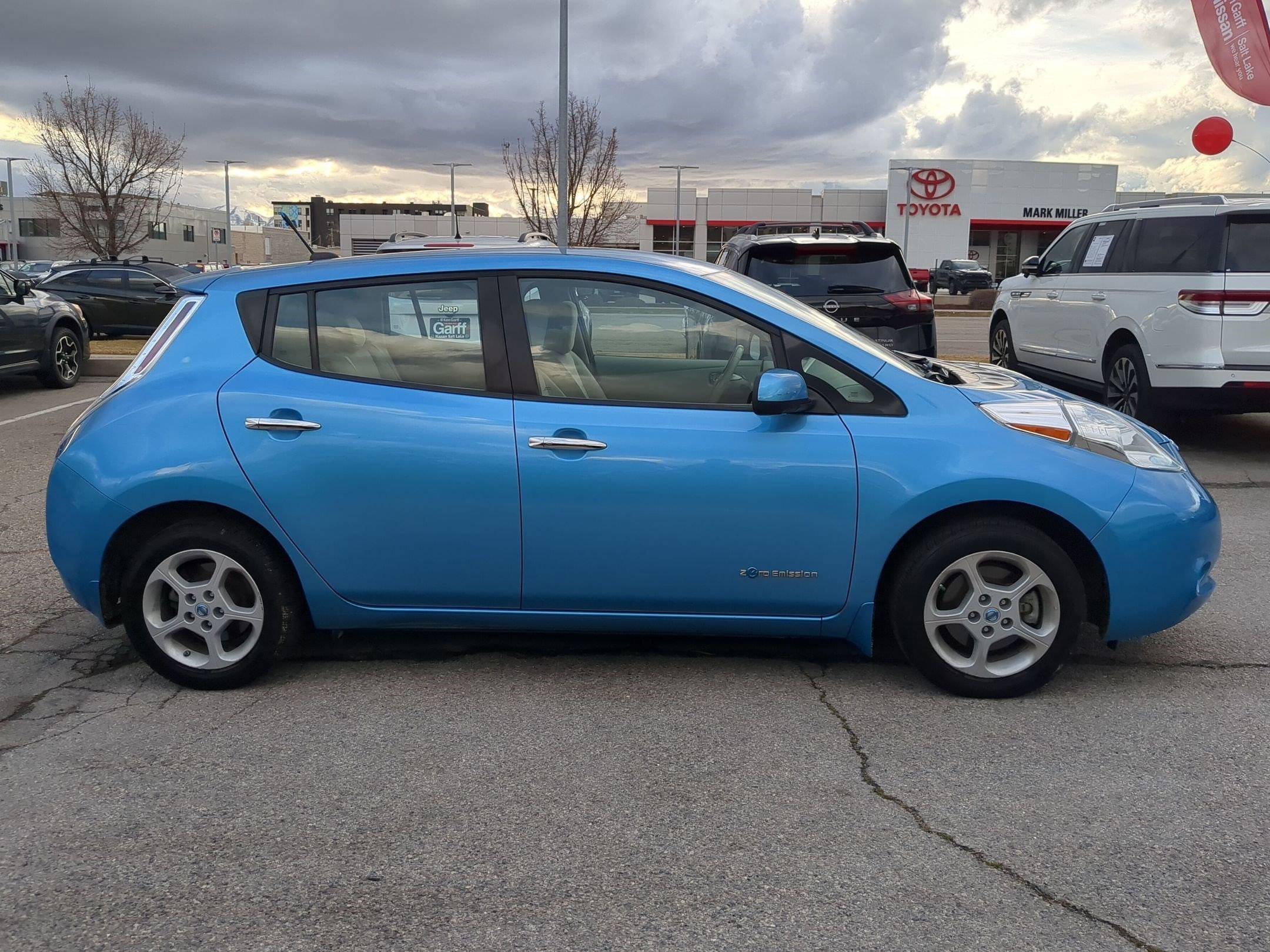 Used 2014 Nissan LEAF SV with VIN 1N4AZ0CP4EC335602 for sale in Salt Lake City, UT