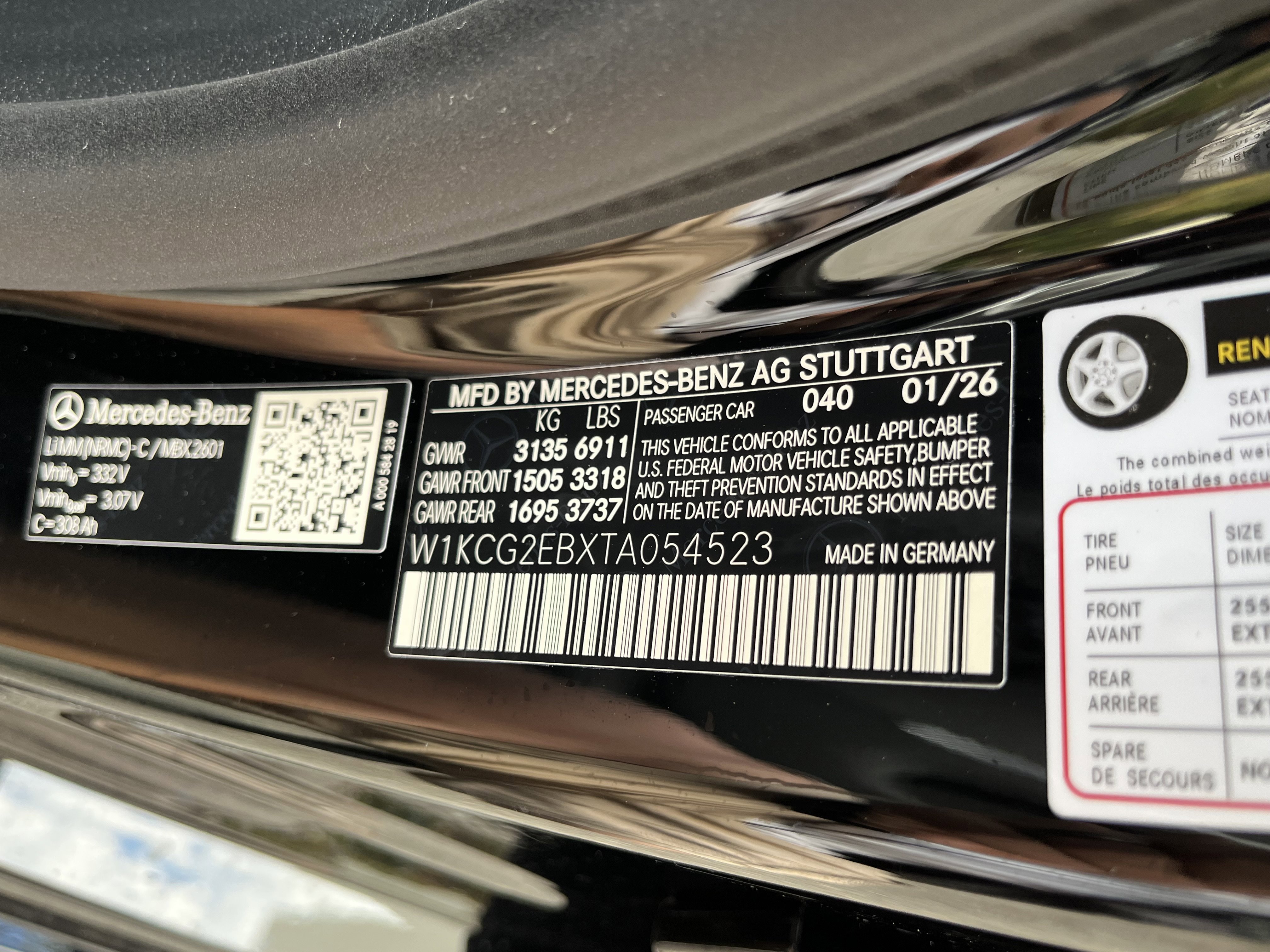 New 2026 Black Mercedes-Benz EQS 450 image 30