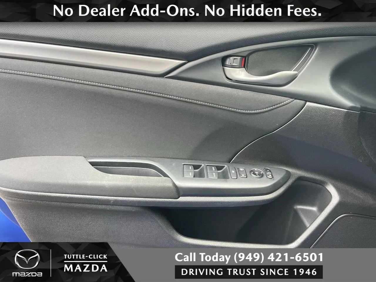 Used 2020 Blue Honda EX image 30