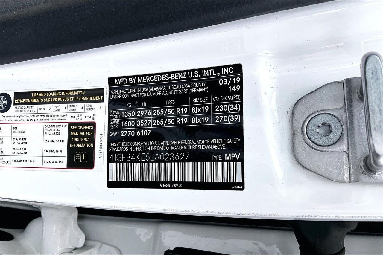 Used 2020 White Mercedes-Benz GLE 350 image 3