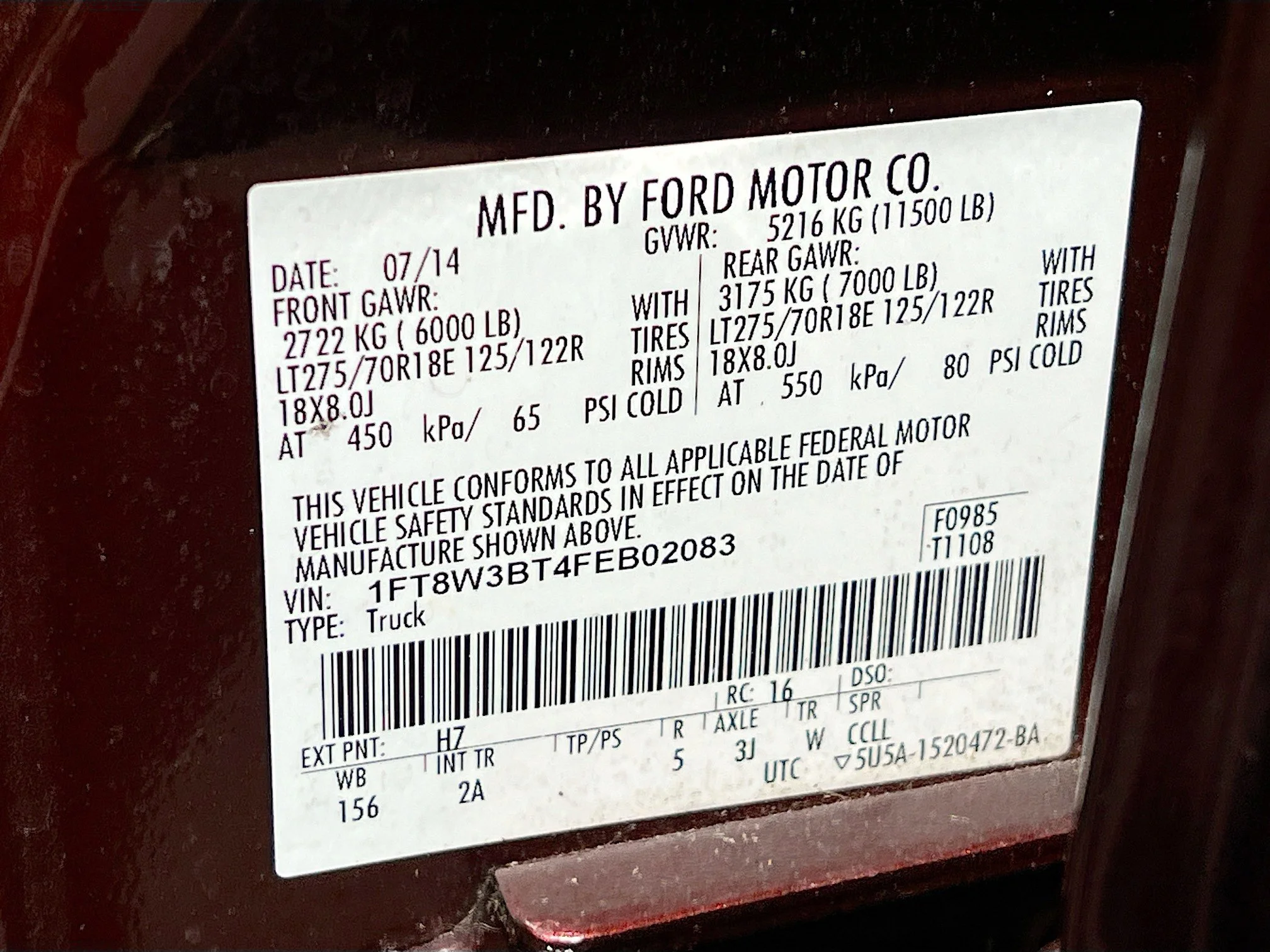 Used 2015 Red Ford XLT image 12