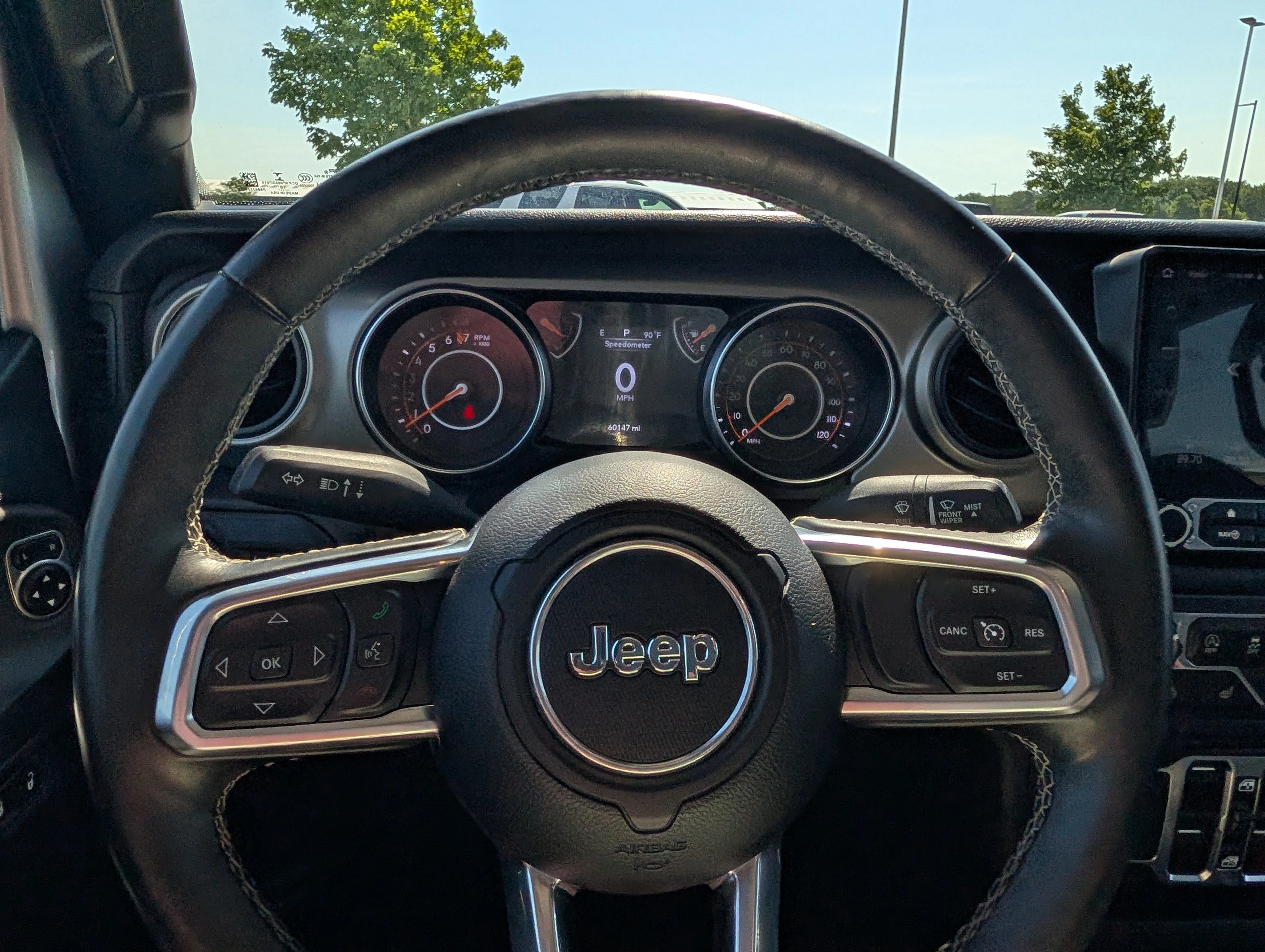 Used 2020 Billet Silver Metallic Clearcoat Jeep Sport S image 26