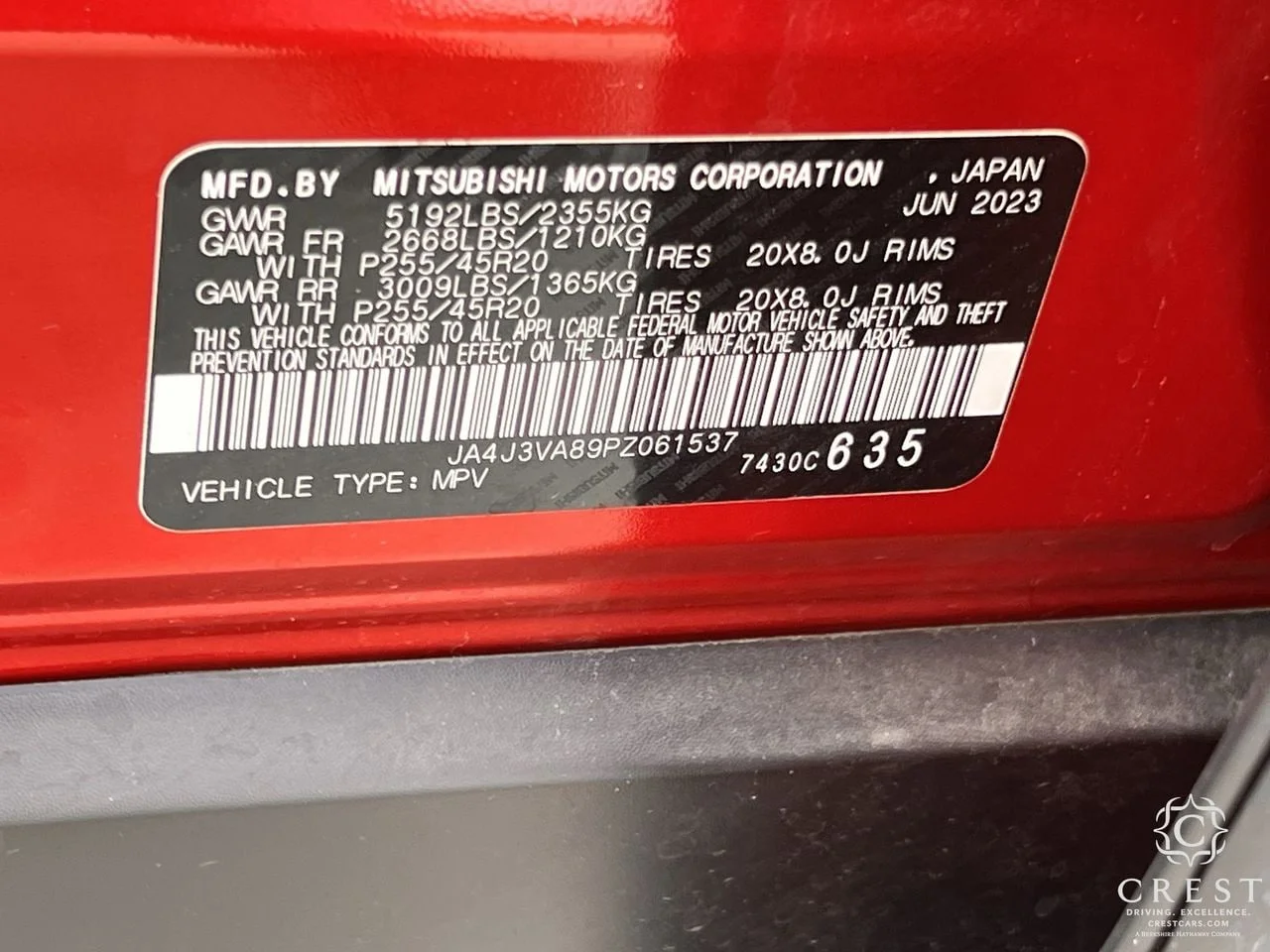 Used 2023 Red Mitsubishi SEL image 33