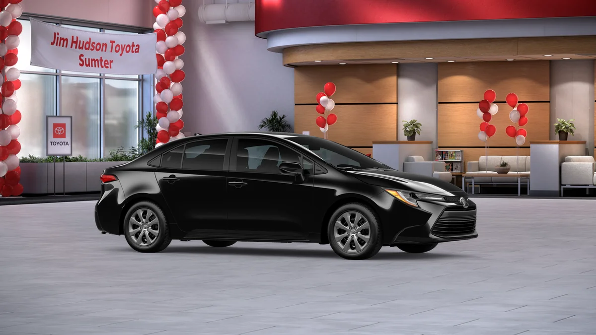 New 2026 Midnight Black Metallic Toyota LE image 35