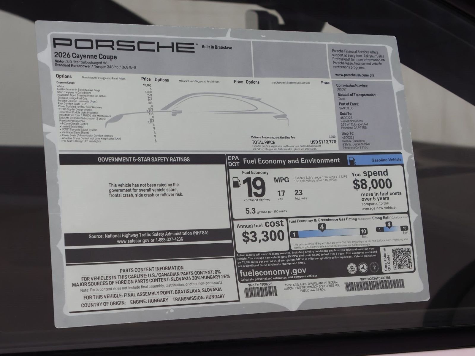New 2026 White Porsche Coupe image 25