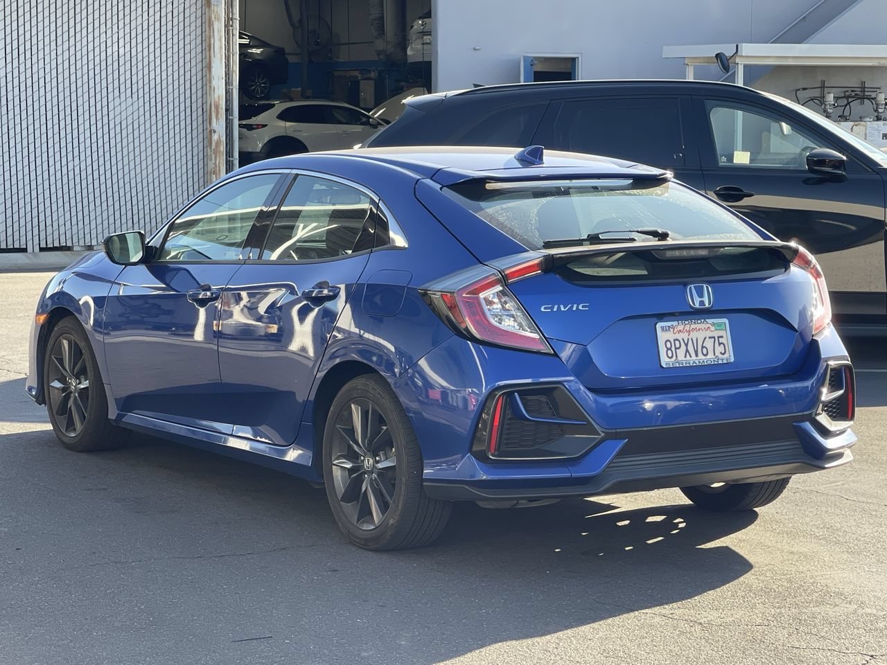 Used 2020 Blue Honda EX image 3