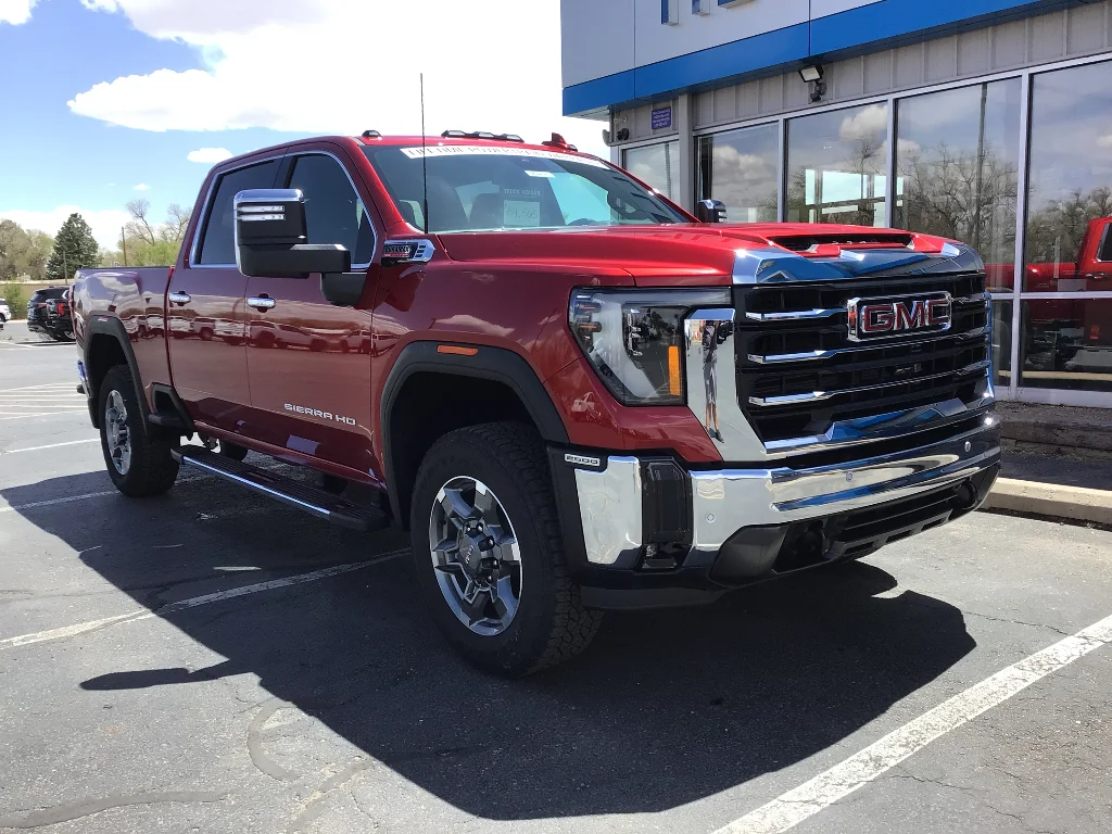New 2026 Volcanic Red Tintcoat GMC SLT image 2