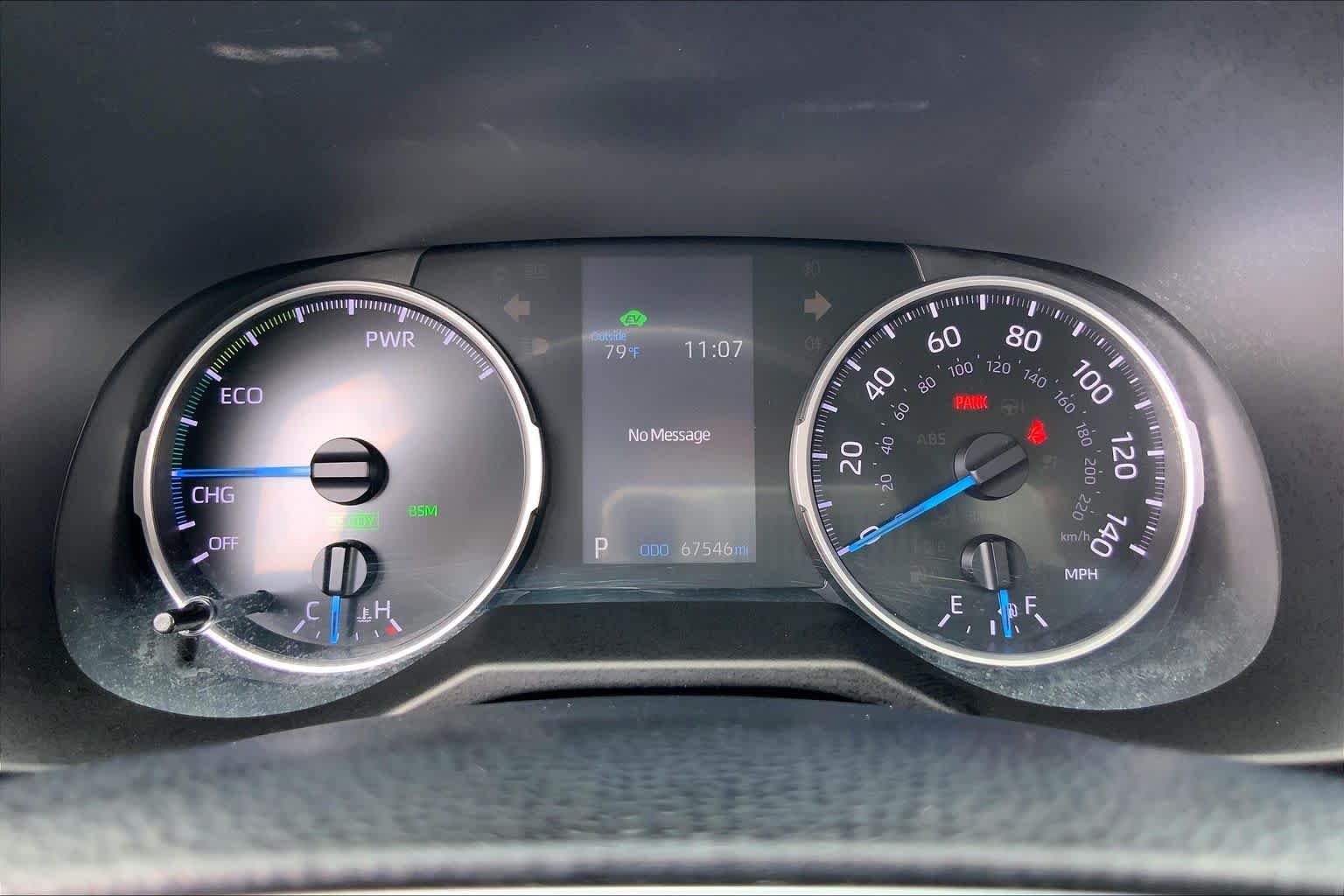 Used 2020 Silver Sky Metallic Toyota Hybrid XLE image 25