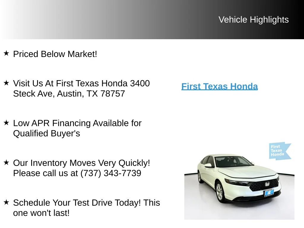 Used 2026 Platinum White Pearl Honda LX image 9