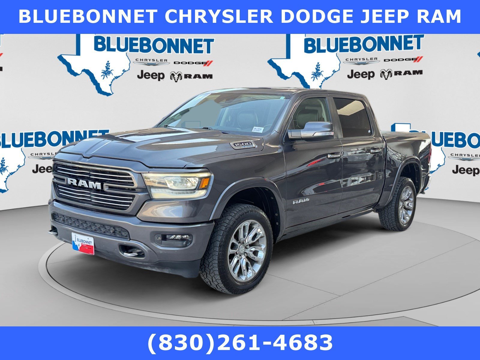 Used 2022 Granite Crystal Metallic Clearcoat Ram Laramie image 1