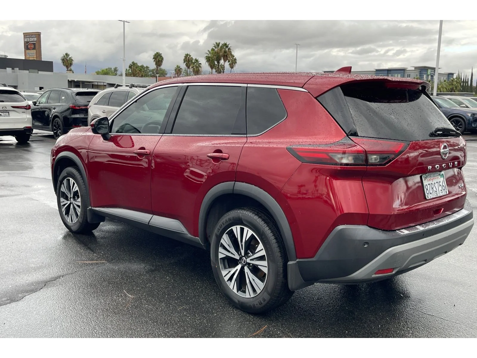 Used 2021 SCARLET EMBER TIN Nissan SV image 3