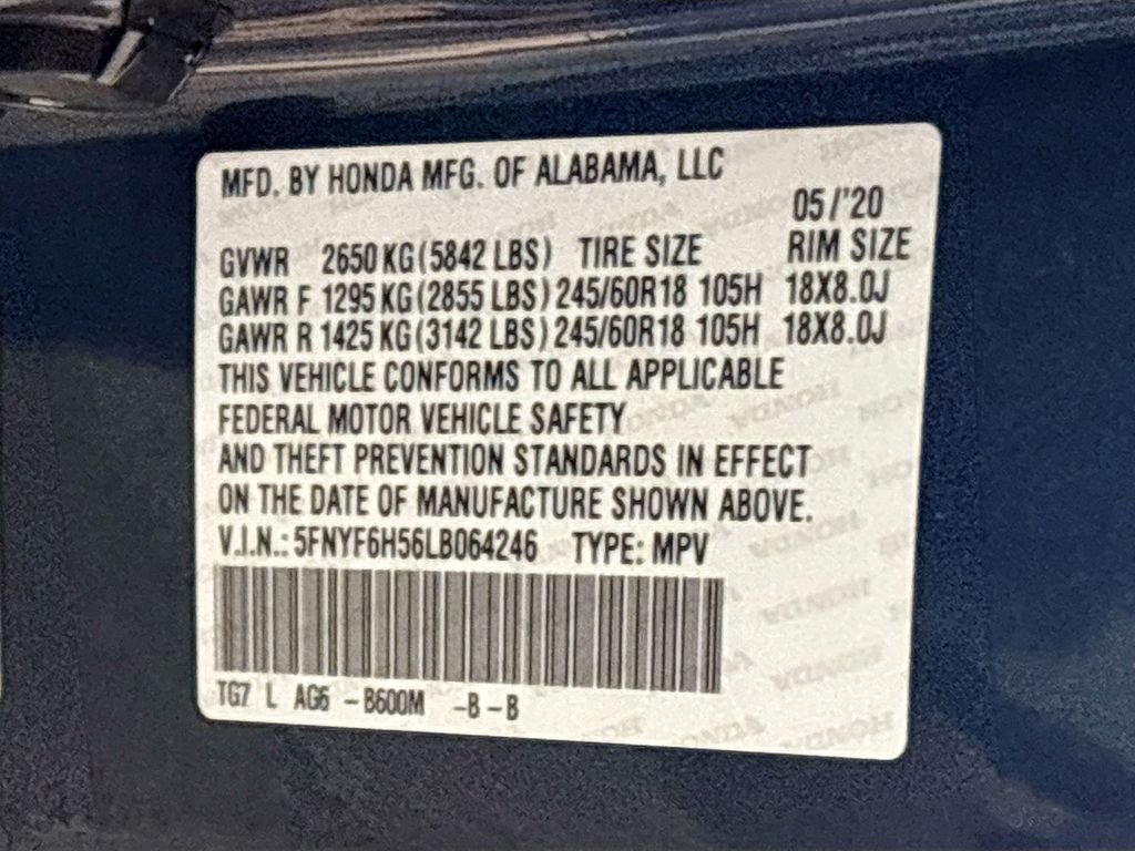 Used 2020  Honda EX-L image 25