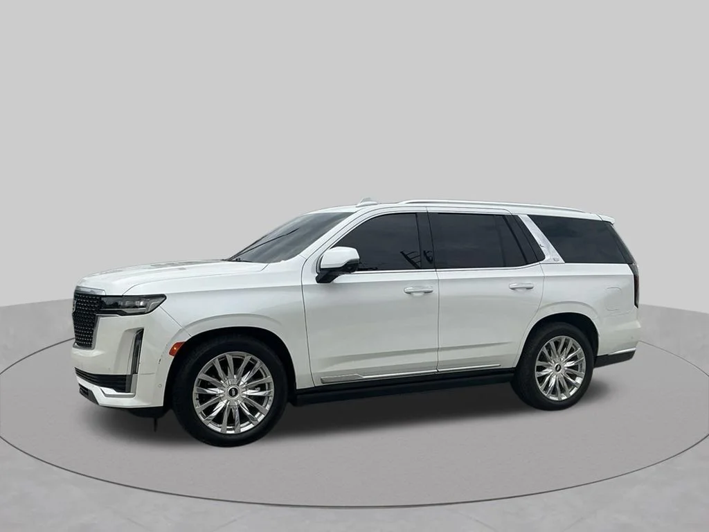 Used 2023 White Cadillac Premium Luxury image 3